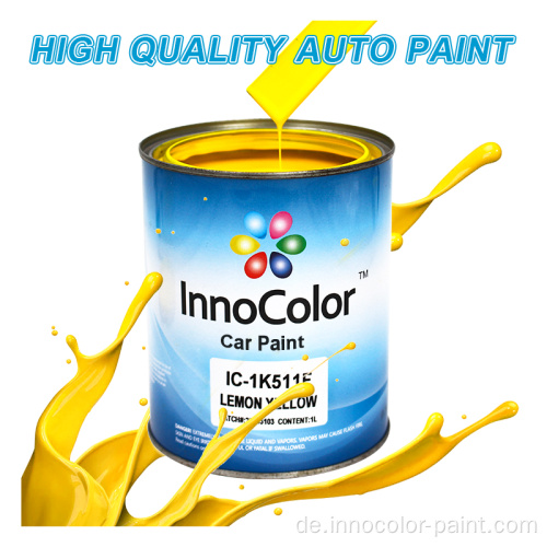 Hoher fester 2K -Clearcoat für Autos refinische Farbe